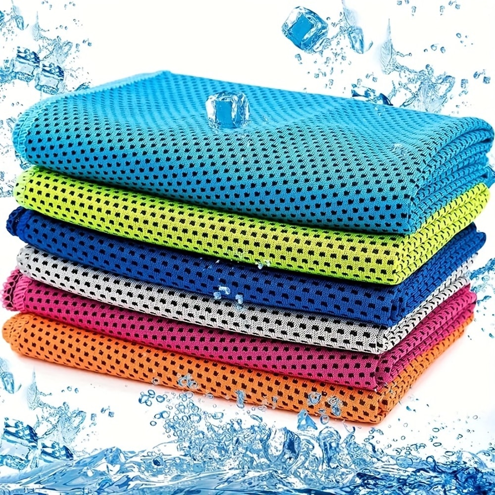 QuickDrying Sports Towel With Storage Box Cooling Ice Blanket For Outdoor Fitness Camping 1