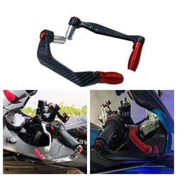 motorcycle aluminum handlebar brake & clutch lever handguard shield and protector gear modification accessories