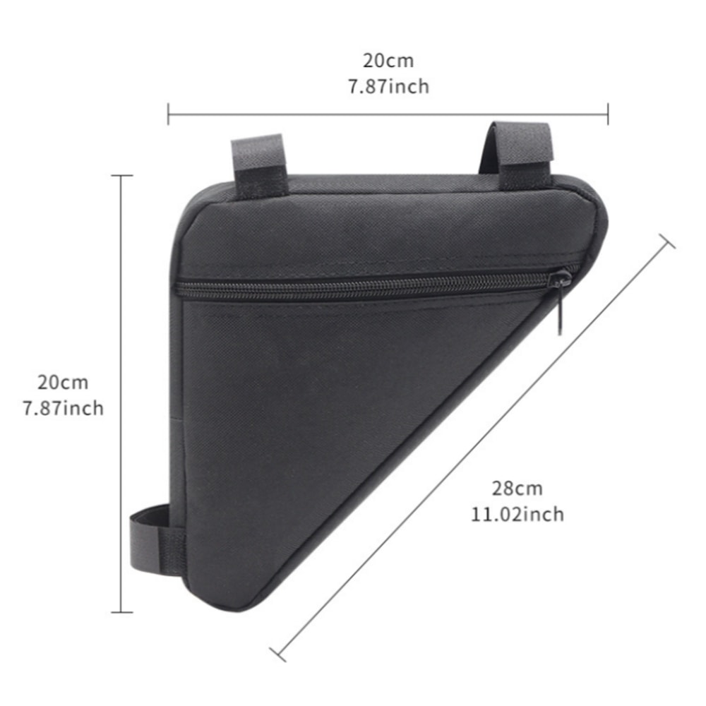 Waterproof Bicycle Triangle Bag For Front Frame Versatile Cycling Handlebar Bag 4