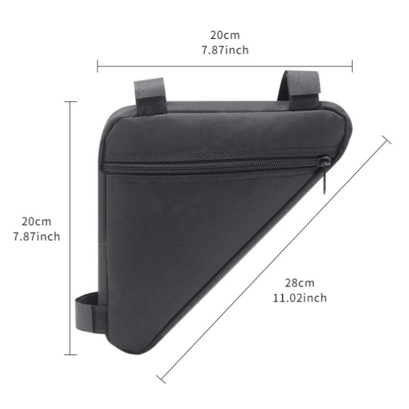 Waterproof Bicycle Triangle Bag For Front Frame Versatile Cycling Handlebar Bag 4