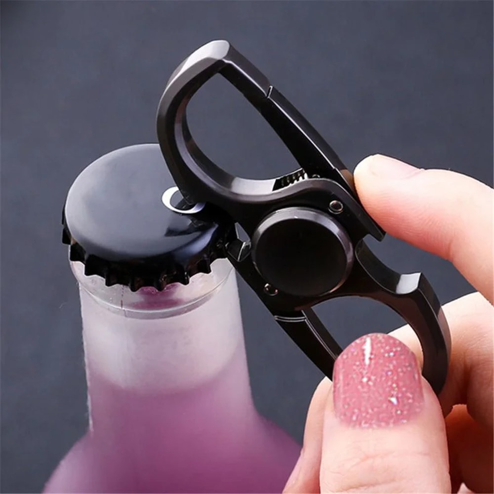 AntiAnxiety Fidget Spinner Keychain Stress Relieving Finger Spinner With Bottle Opener 1
