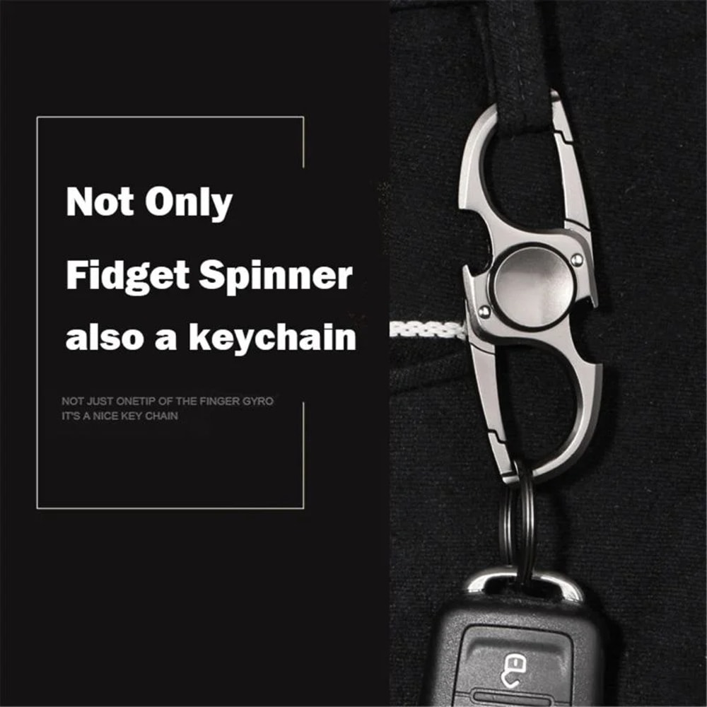 AntiAnxiety Fidget Spinner Keychain Stress Relieving Finger Spinner With Bottle Opener 3