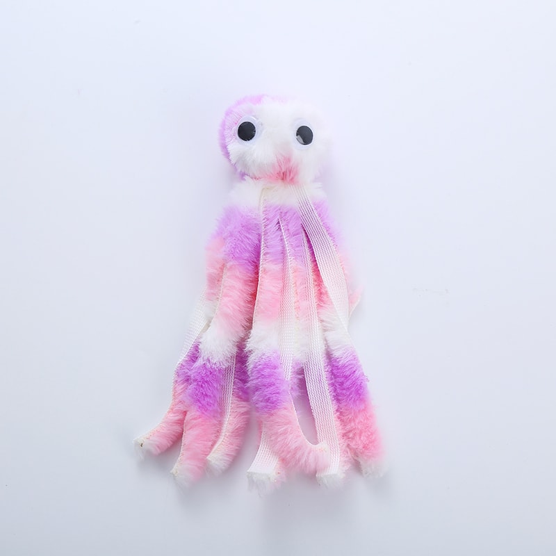Interactive Octopus Plush Cat Toy Bite-Resistant & Teeth Cleaning