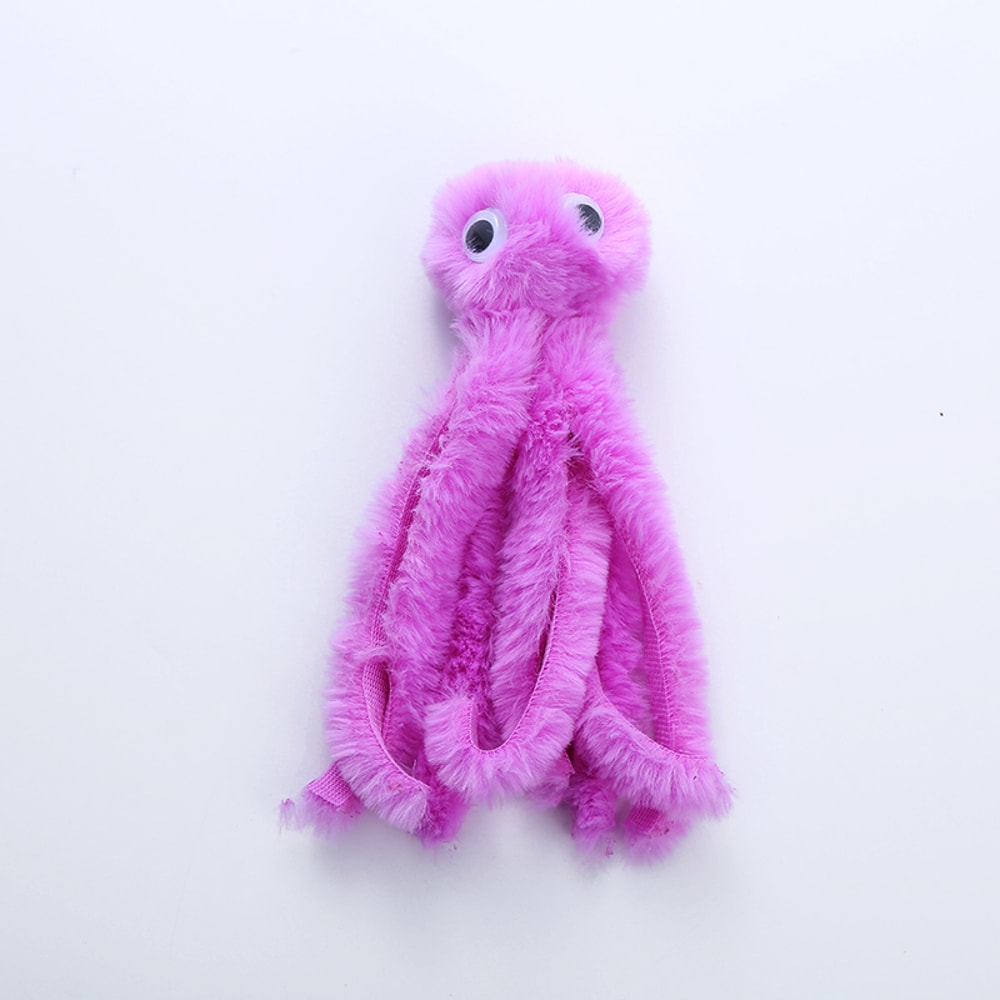 Interactive Octopus Plush Cat Toy Bite-Resistant & Teeth Cleaning