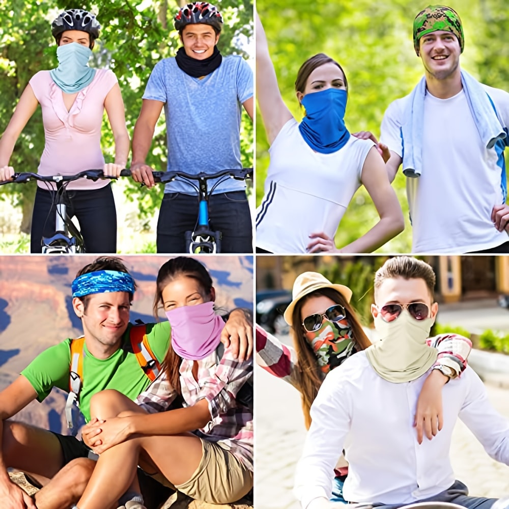 Outdoor UV Protection Bandana Scarf Multifunctional Neck Warmer For Fishing Hiking Cycling And Outd 5