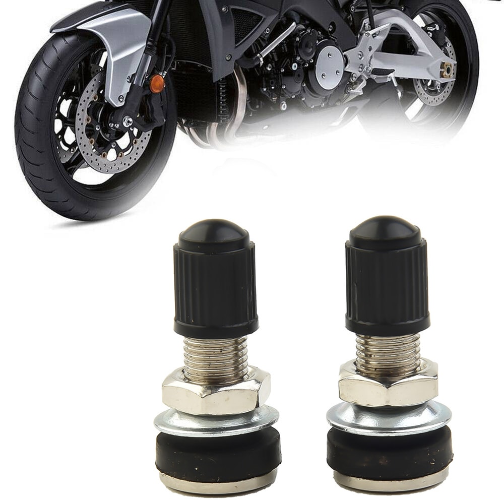 Tubeless Tire Valve Dustcap for Motorbike, Scooter & Car Tires Round Head Valve Caps