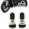 Tubeless Tire Valve Dustcap for Motorbike, Scooter & Car Tires Round Head Valve Caps