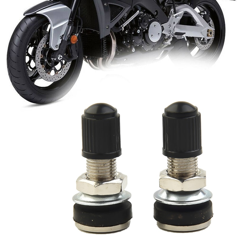 Tubeless Tire Valve Dustcap for Motorbike, Scooter & Car Tires Round Head Valve Caps
