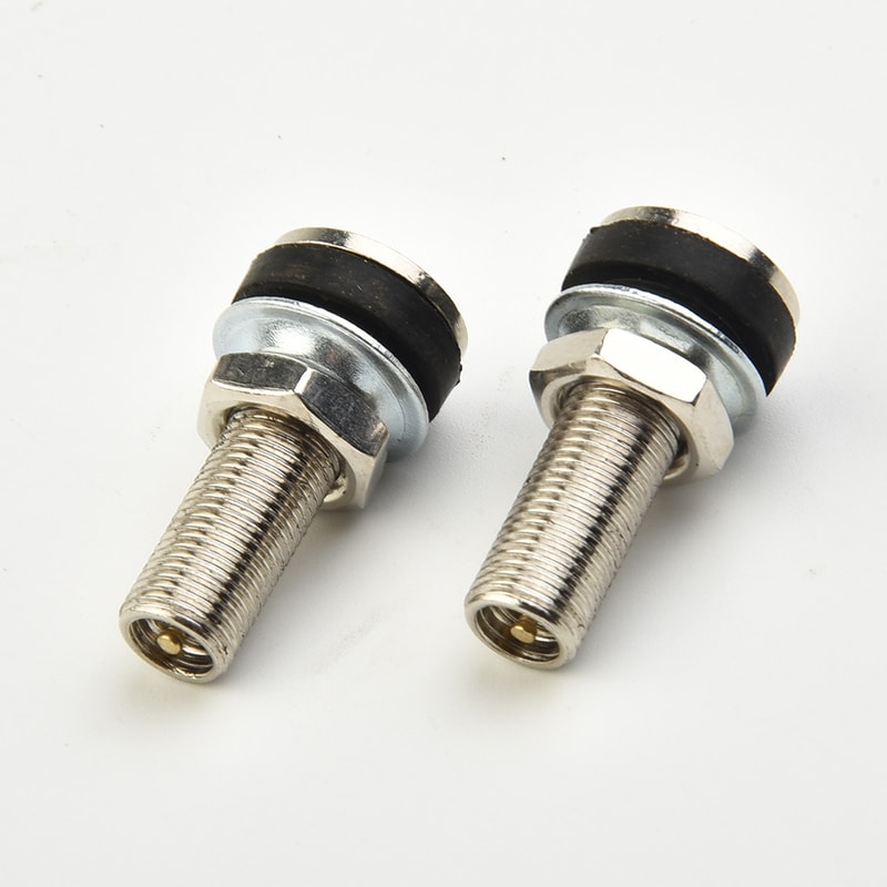 Tubeless Tire Valve Dustcap for Motorbike, Scooter & Car Tires Round Head Valve Caps