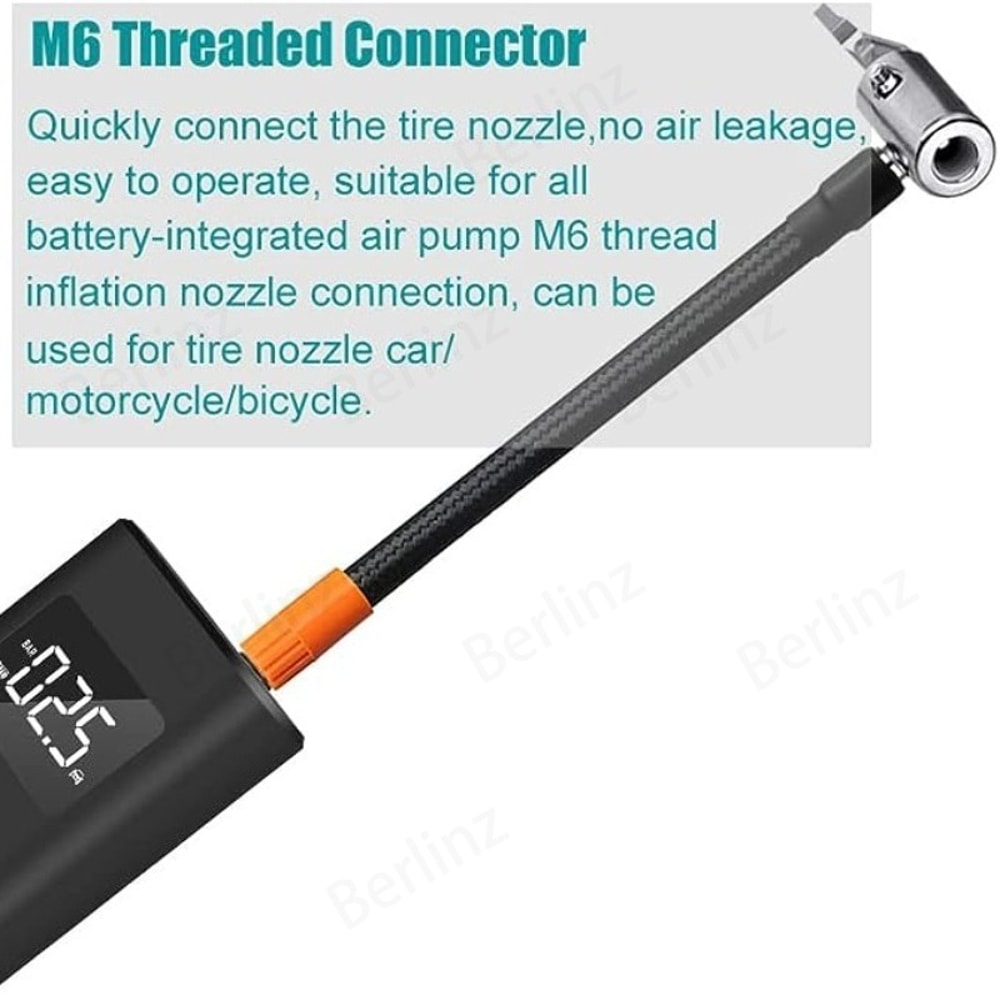 Locking Air Chuck With Air Hose Tire Valve Inflation Adapter For Standard Tires 4