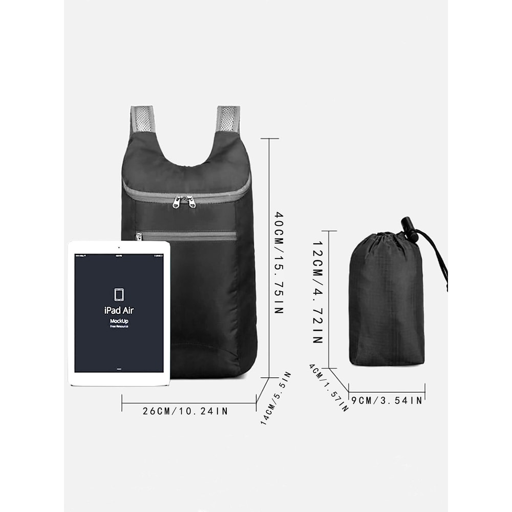 Foldable Waterproof Travel Backpack Lightweight TearResistant Large Capacity For Business Sports 4