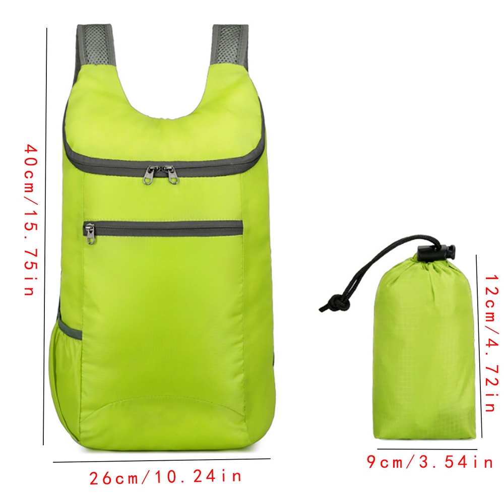 Foldable Waterproof Travel Backpack Lightweight TearResistant Large Capacity For Business Sports 8