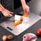 Stainless Steel Chopping Board Dough Kneading Block Double Sided Cutting Board For Kitchen Use 0