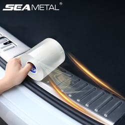 universal car door sill protector sticker anti-scratch car bumper protection film