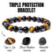 Magnetic Health Protection Bead Bracelet For Men And Women Featuring Natural Black Obsidian Hematit 1
