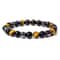 Magnetic Health Protection Bead Bracelet For Men And Women Featuring Natural Black Obsidian Hematit 4
