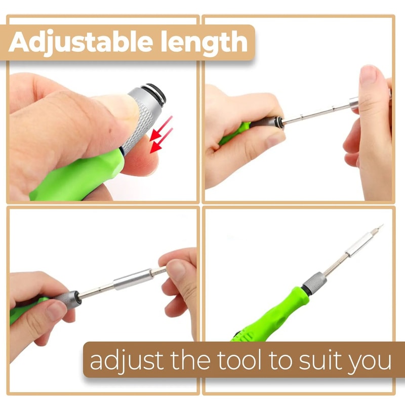 Precision Screwdriver Set Magnetic Phillips Bits Multifunctional Hand Repair Tool Kit For Phone Wat 4