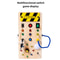 Montessori Busy Board For Toddlers With LED Light And Switch Control 3