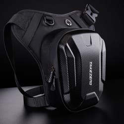 waterproof motorcycle leg side bag travel waist pack for men and women, casual fanny pack for outdoor sports