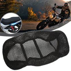 motorcycle mesh anti-skid seat cover breathable & comfortable cushion for summer rides