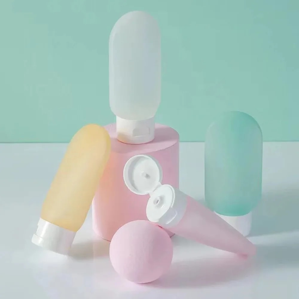 Refillable Travel Bottles Portable Lotion & Shampoo Squeeze Containers