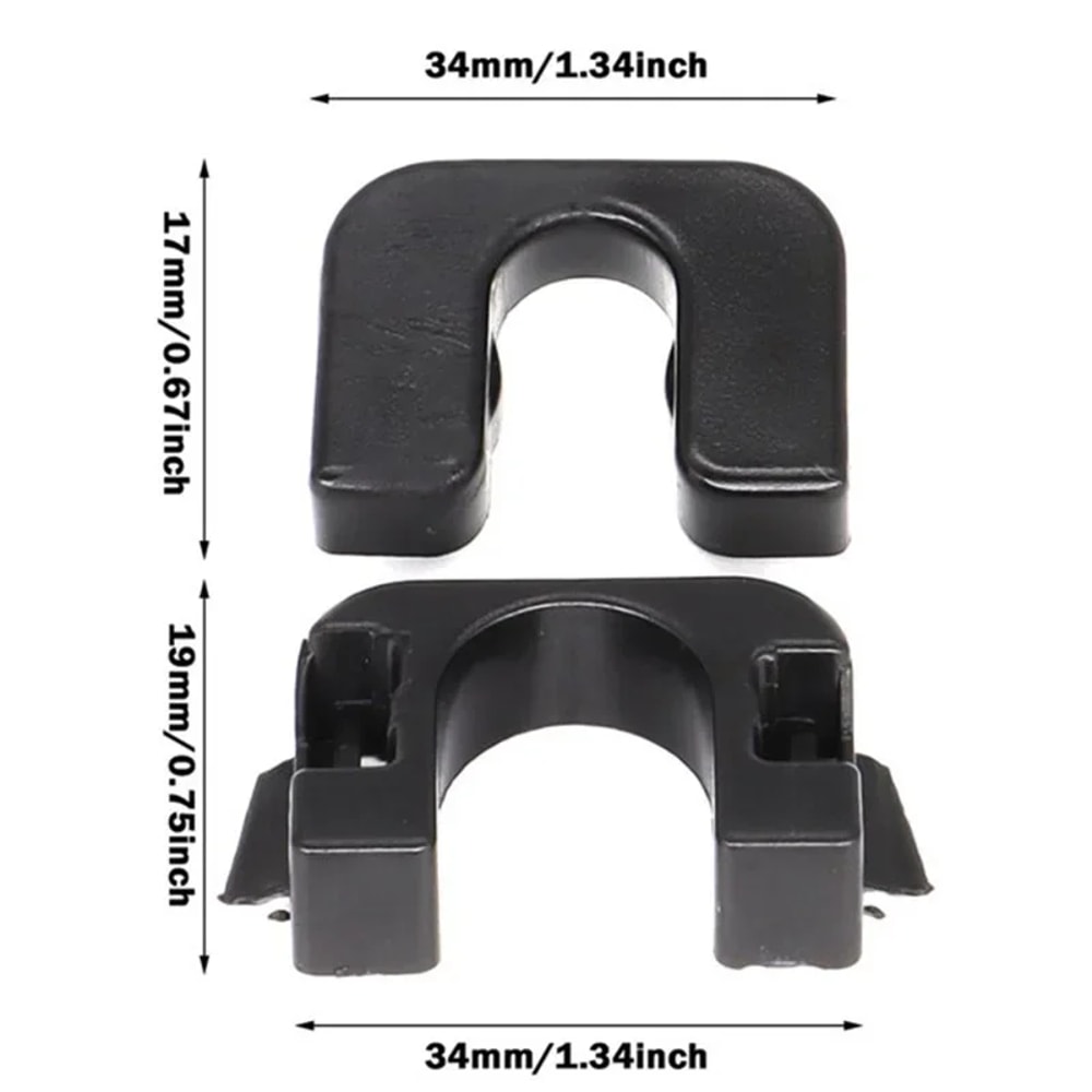 Rear Trunk Load Cover Clips & Pivot Bracket Mount