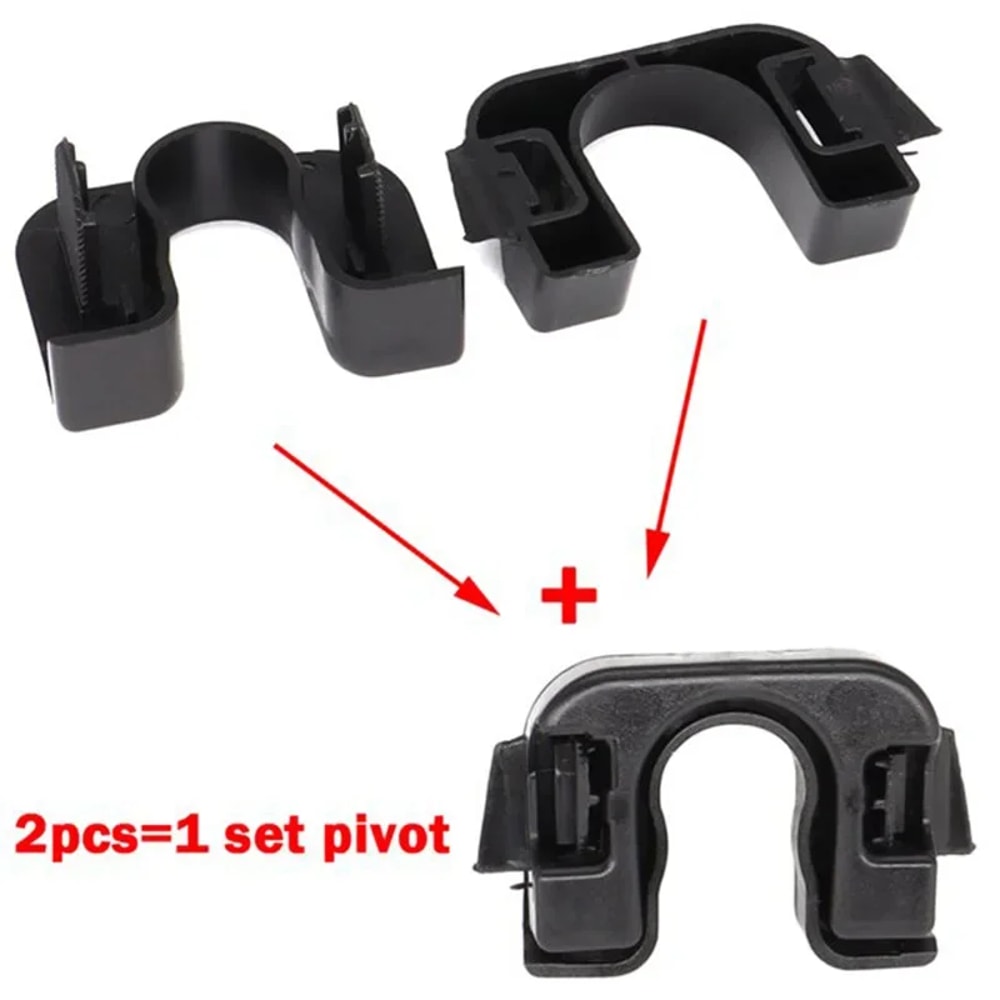 Rear Trunk Load Cover Clips & Pivot Bracket Mount