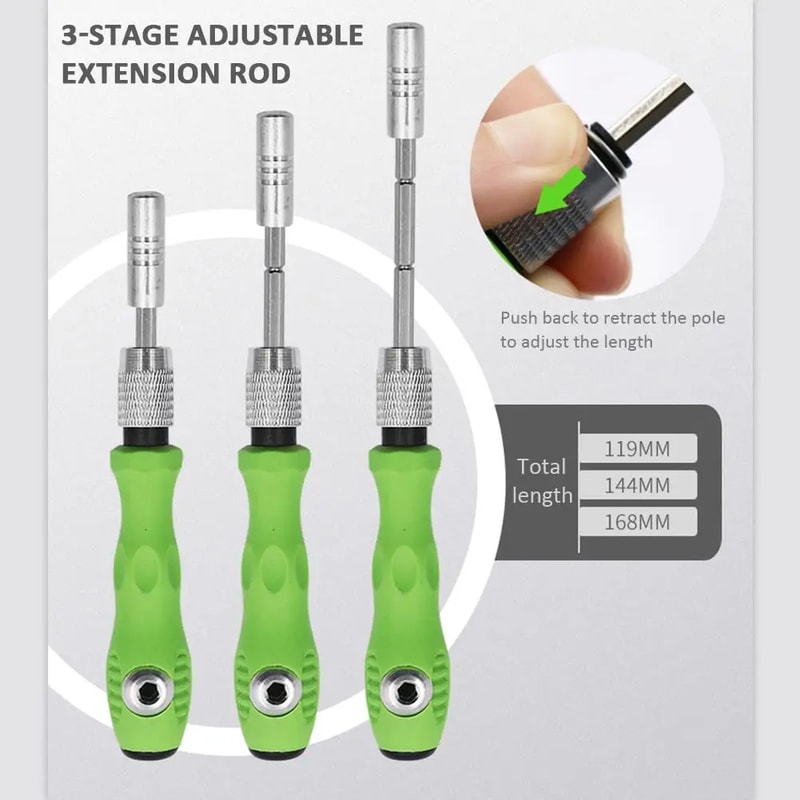 Multifunctional Screwdriver Set With Magnetic Bits Complete Repair Tool For Phones Watches And PCs 4