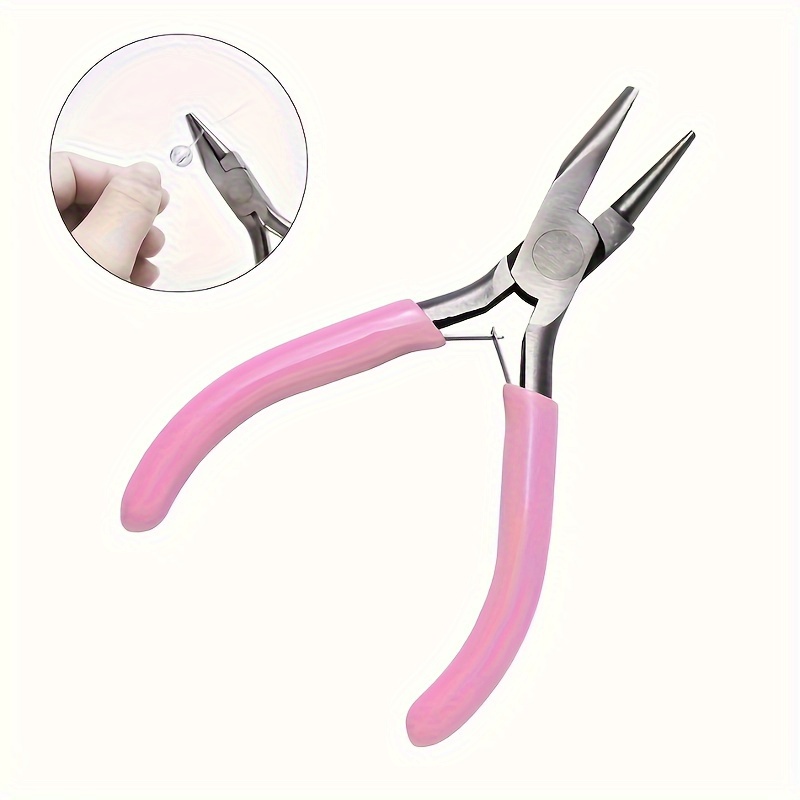 Professional Round Concave Pliers for Jewelry Making Precision Mini Wire Loop Tools for DIY Projects
