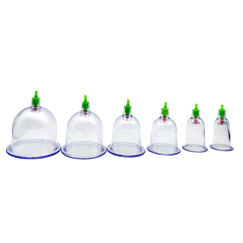Vacuum Cupping Set With Pumping Gun AntiCellulite Detox And Massage Therapy 0