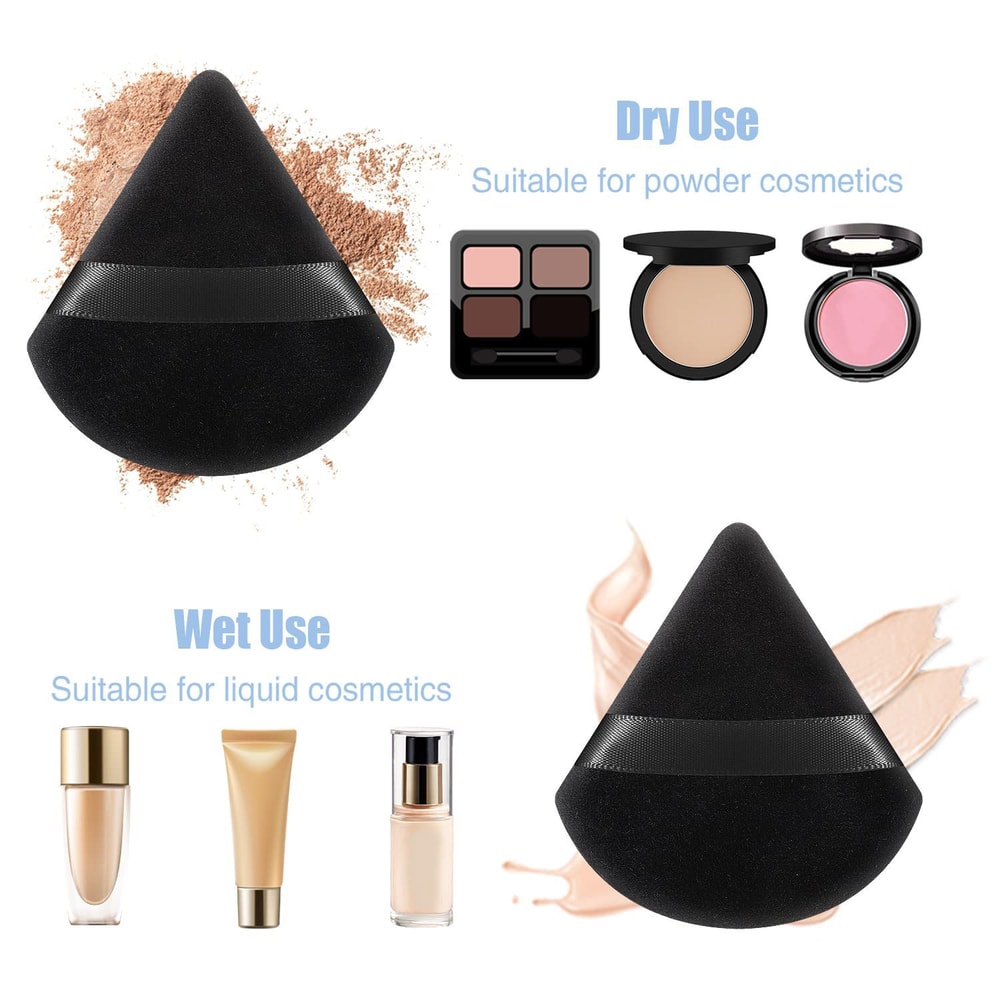 Soft Velvet Makeup Puff For Flawless Finish Washable Cotton Face Powder Puff For Smooth Application 2