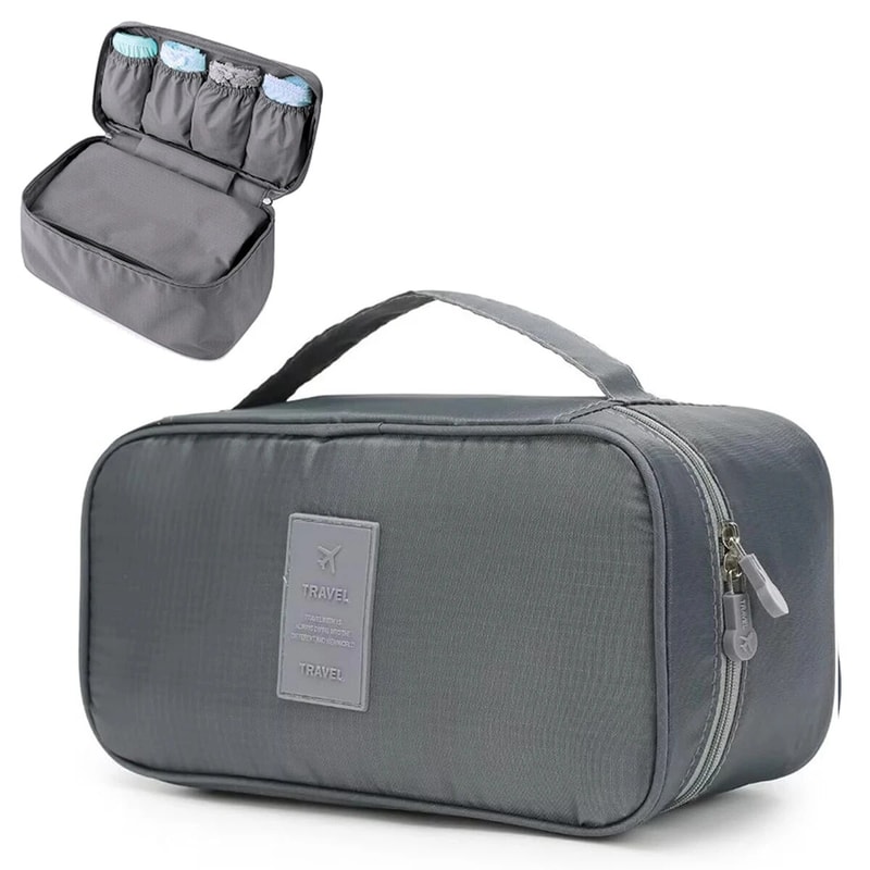 Portable Travel Storage Bag Multifunction Organizer For Bras Underwear Toiletries And Cosmetics 7