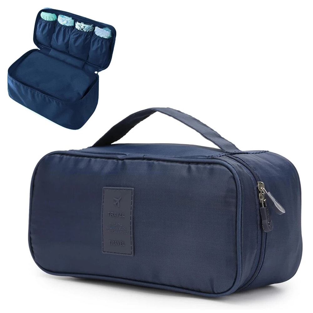 Portable Travel Storage Bag Multifunction Organizer For Bras Underwear Toiletries And Cosmetics 8
