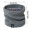 Unisex Cashmere Like Knitted Snood Scarf Warm Winter Neck Cover for Men and Women