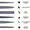 Premium Needle File Set HighCarbon Steel Files With NonSlip Ergonomic Handles For Precise Filing On 4