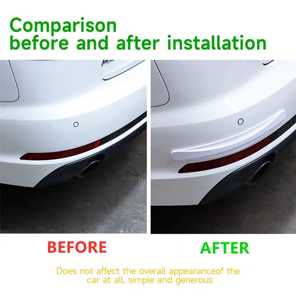 Car Bumper Protector Strip Corner Guard Protection For AntiScratch Collision Prevention 2