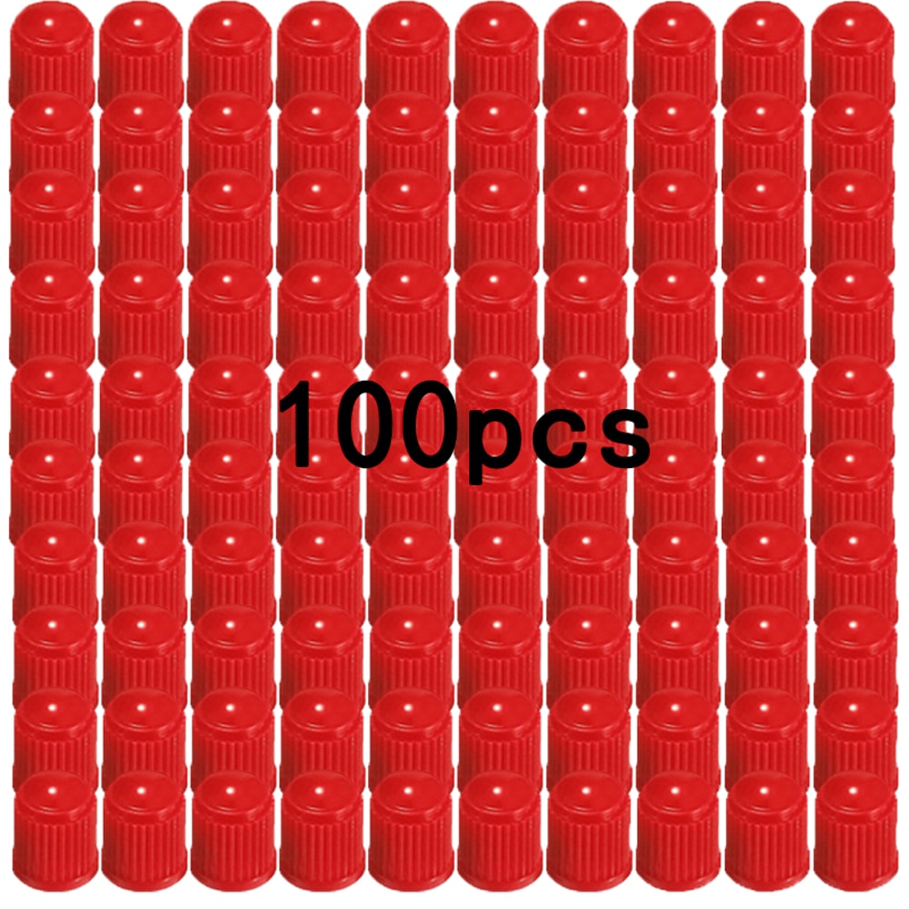 Plastic Tire Valve Stem Dust Caps For Cars Bikes Motorcycles Trucks 12