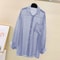 Elegant Summer Sunscreen Shirt Lightweight Chiffon Blouse With Sheer Detail Casual Womens Cardigan 2