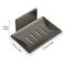 Wall Mounted Aluminum Alloy Soap Holder Stylish Bathroom Soap Dish With Drainage For Efficient Wate 5