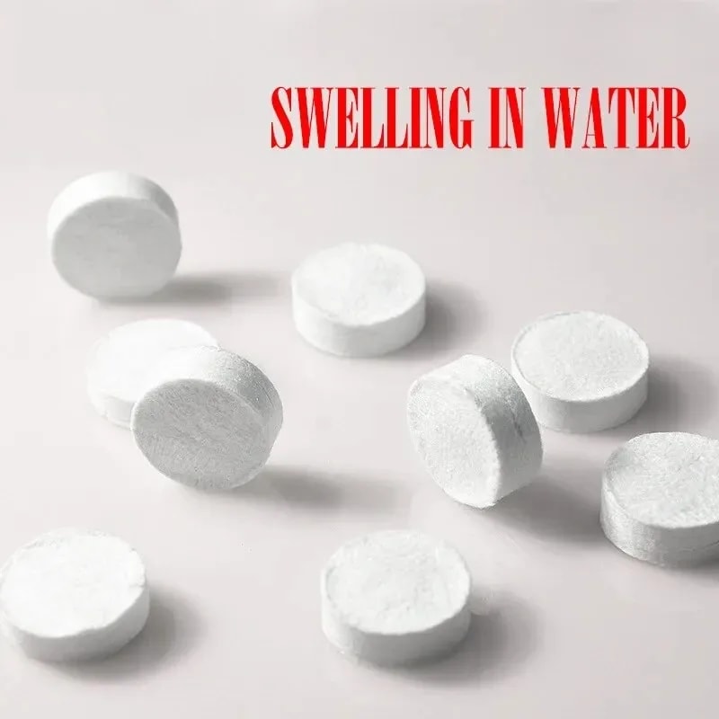 Portable Compressed Face Wash Towels For Camping Travel Hotels 3