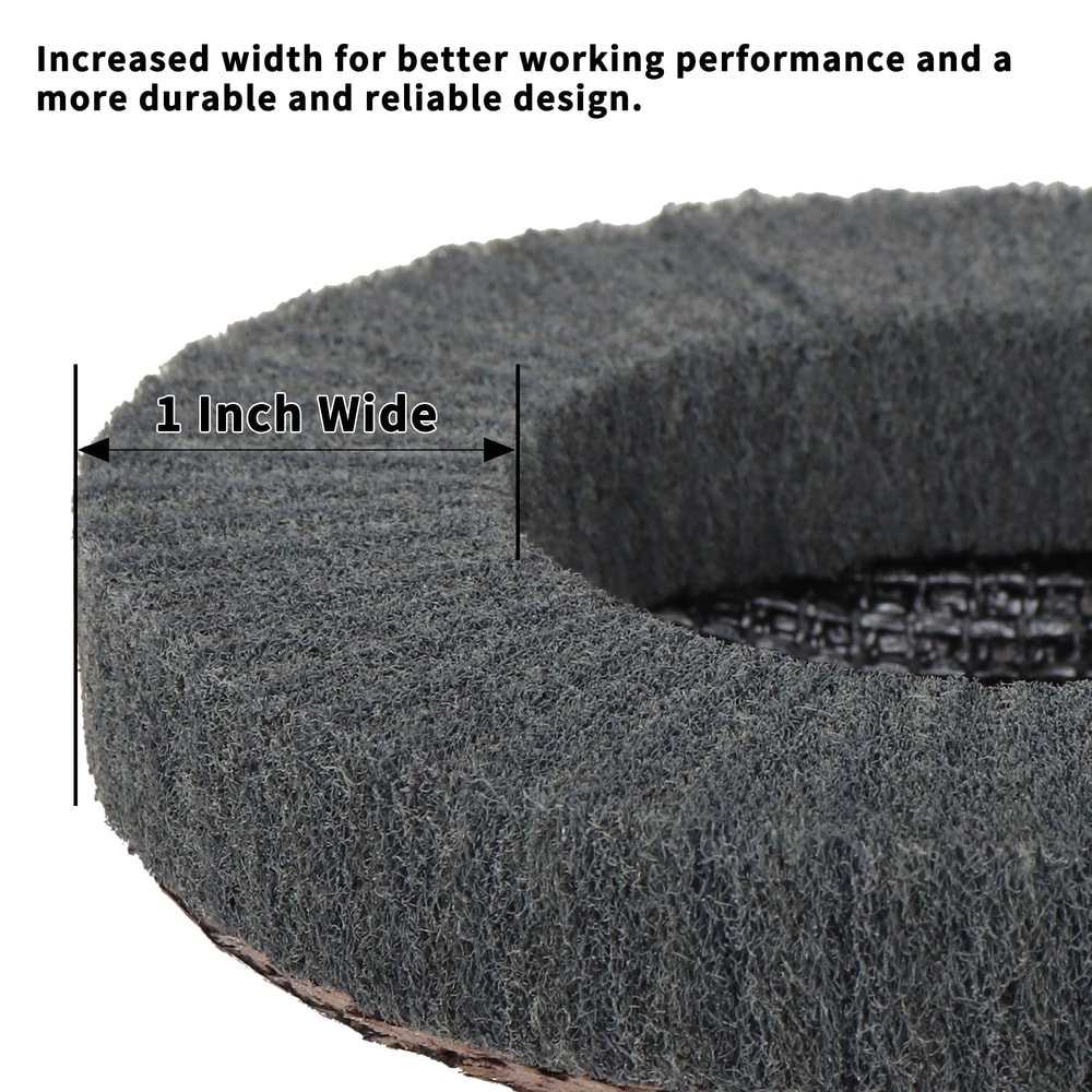 Nylon Fiber Flap Polishing Wheel Disc Grit For Angle Grinders 1