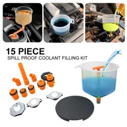 spill proof coolant filling funnel kit easy oil pouring for car maintenance