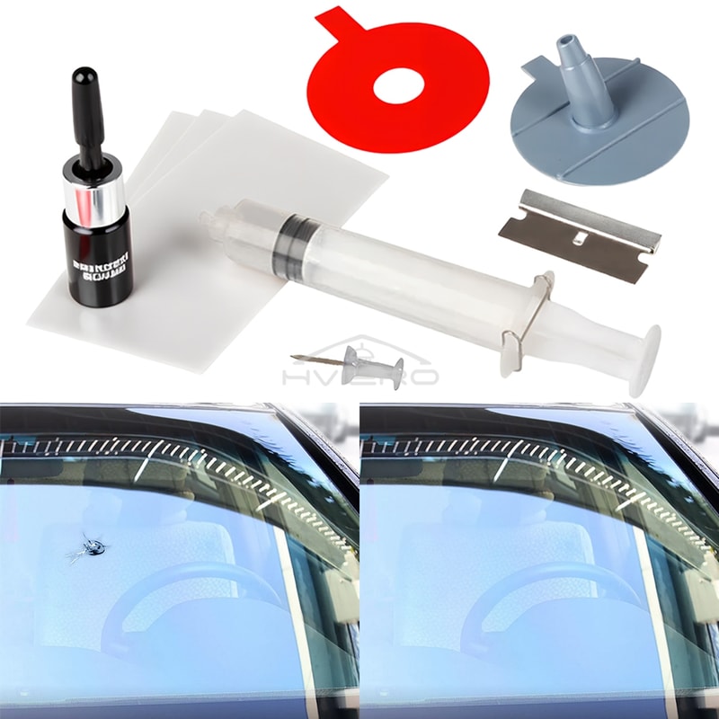 DIY Windshield Repair Kit With Professional Resin For Quick Chip And Crack Glass Restoration 3
