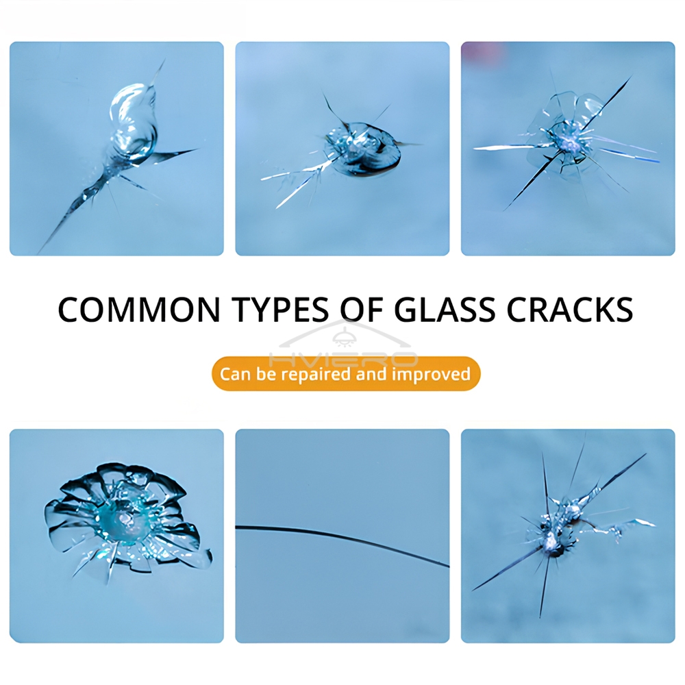 DIY Windshield Repair Kit With Professional Resin For Quick Chip And Crack Glass Restoration 4