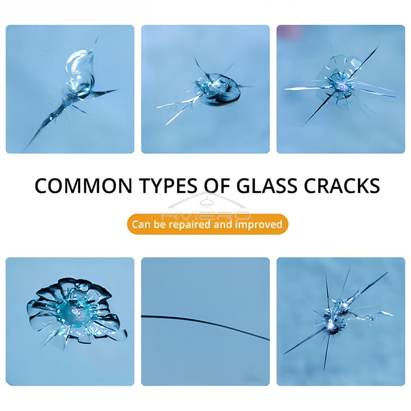 DIY Windshield Repair Kit With Professional Resin For Quick Chip And Crack Glass Restoration 4