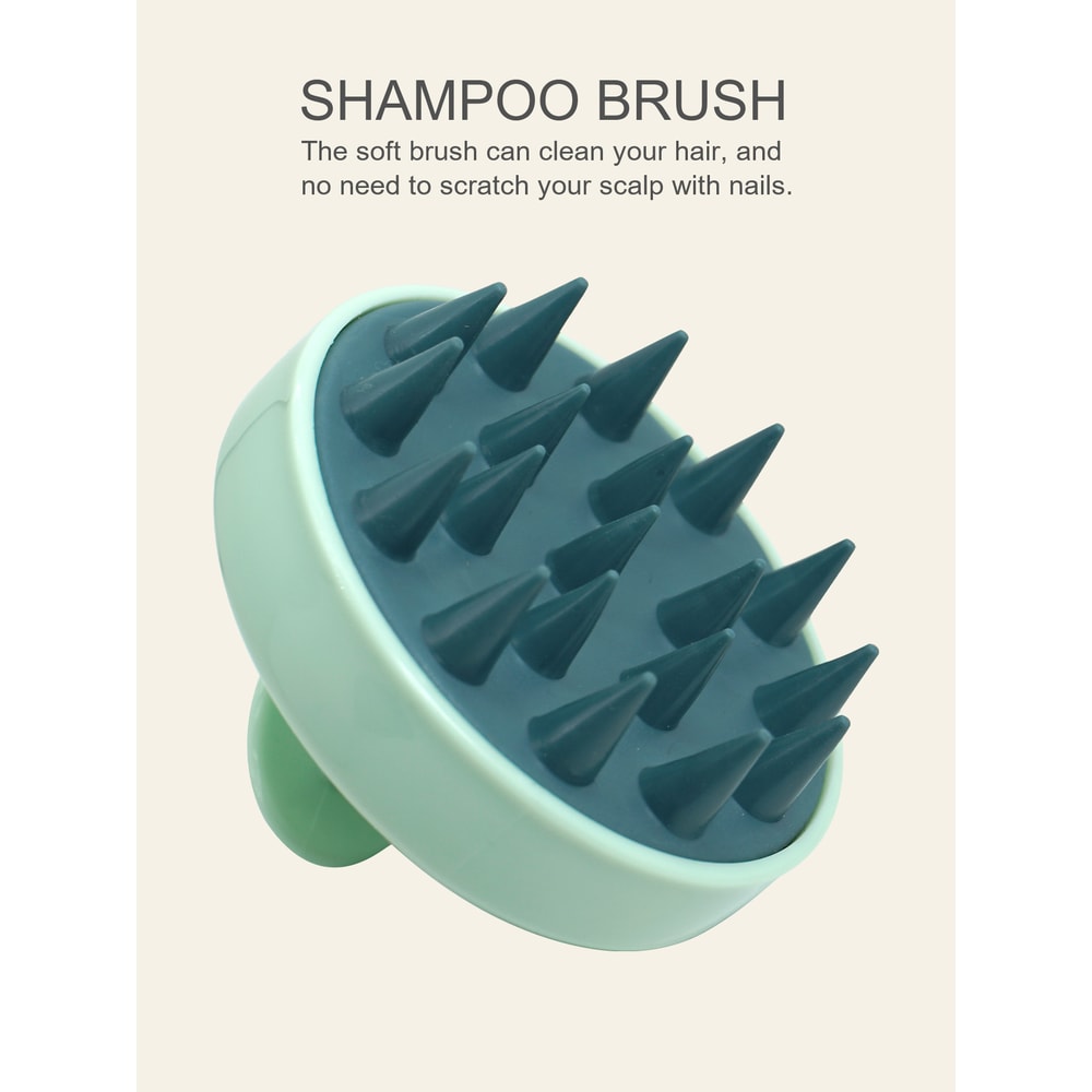 Silicone Scalp Massage Brush For Hair Care SpaStyle Scalp Massager With Magic Handle 3