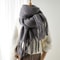Winter Cashmere Scarf For Women Warm Soft Pashmina Wrap With Tassels 6