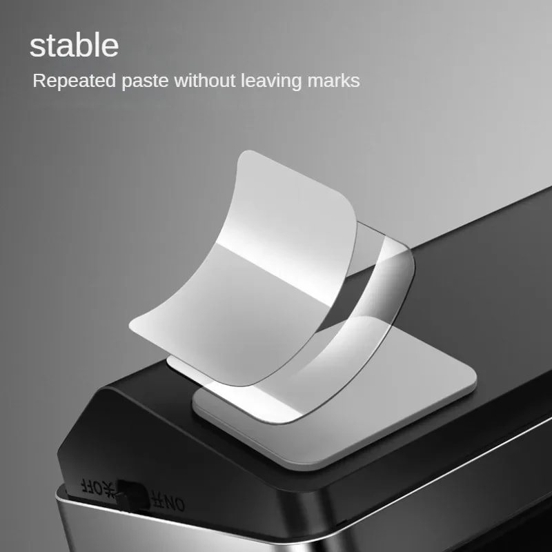 Solar-Powered LED Car Parking Number Plate Temporary Parking Card for Cars