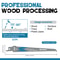 Wood Pruning Reciprocating Saw Blades Sharp Ground Teeth for Recip Saw Durable Sabre Saw Replacement Blades