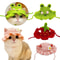Handmade Cat Hat Elastic Woven Knitted Cap For Pets Puppy Kitten Headwear For Party Photoshoot De 0